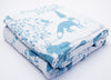 LPOW Baby blankets Organic Muslin Baby Toddler Blanket - 100% Hypoallergenic Cotton Bed Blankets